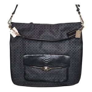 Coach Handbag Madison OP Art Pearlescent Signature Large K1373-27906